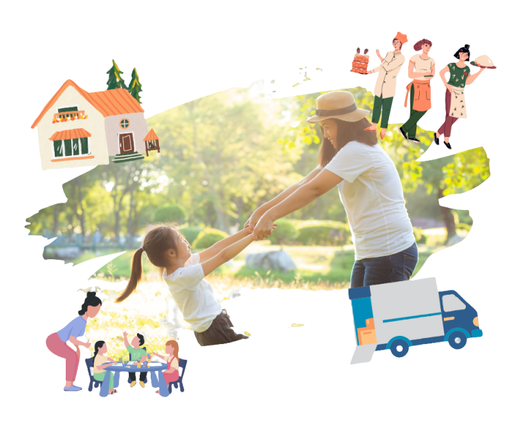 シングルマザー専用3つの環境